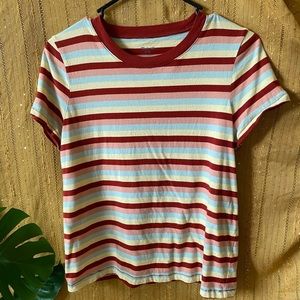 Madewell | Colorful Striped Tee